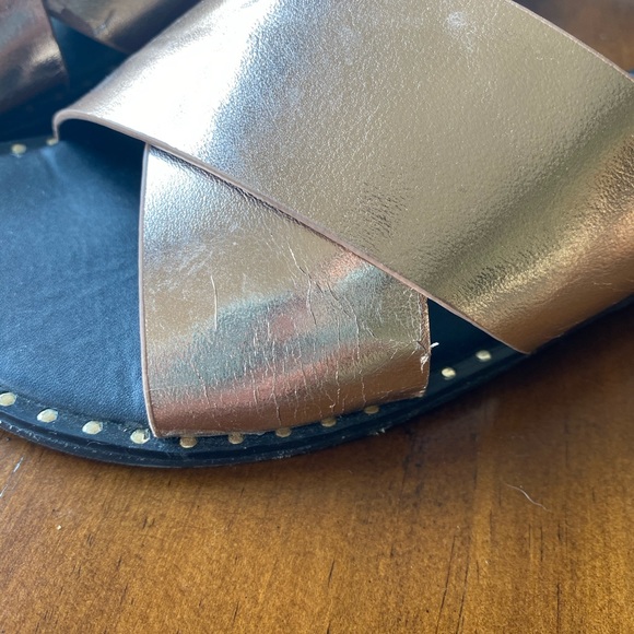 Rose Gold Sandals - Picture 3 of 5